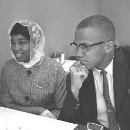 Gamilah Lumumba Shabazz's parents Malcolm X and Betty Shabazz.